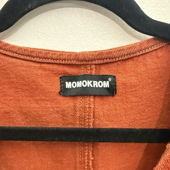 Monokrom Women’s UK 12 Orange Denim Belted Zip Up Romper Swifties Showgirl Us 8 - Picture 4 of 11